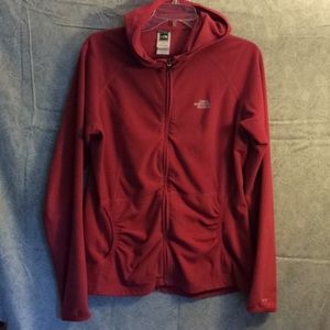 The North Face hoodie Coral color Lg